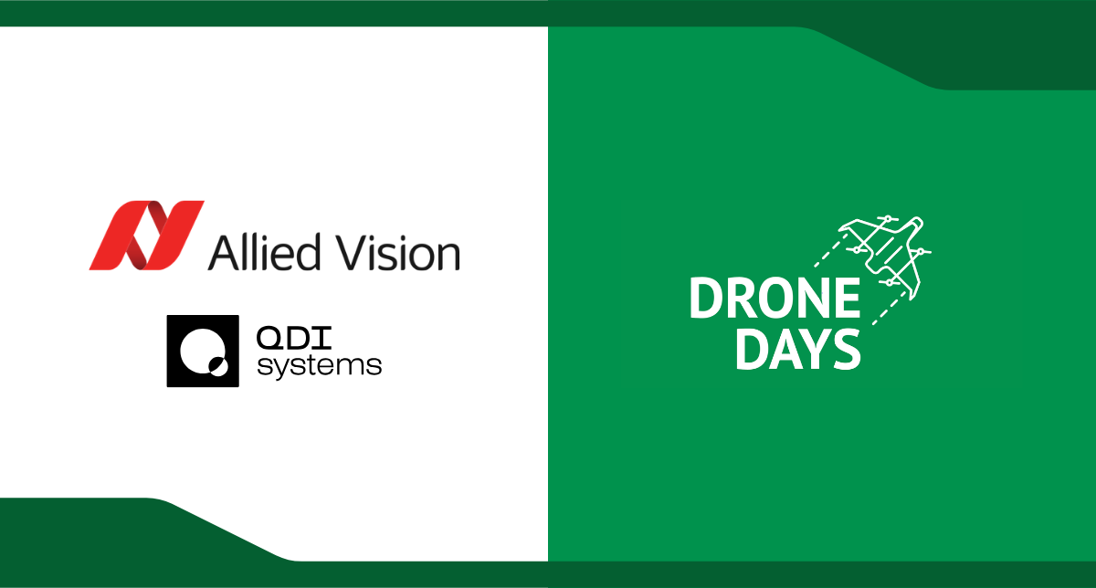 Allied Vision und QDI systems sind Aussteller bei den Drone Days 2026